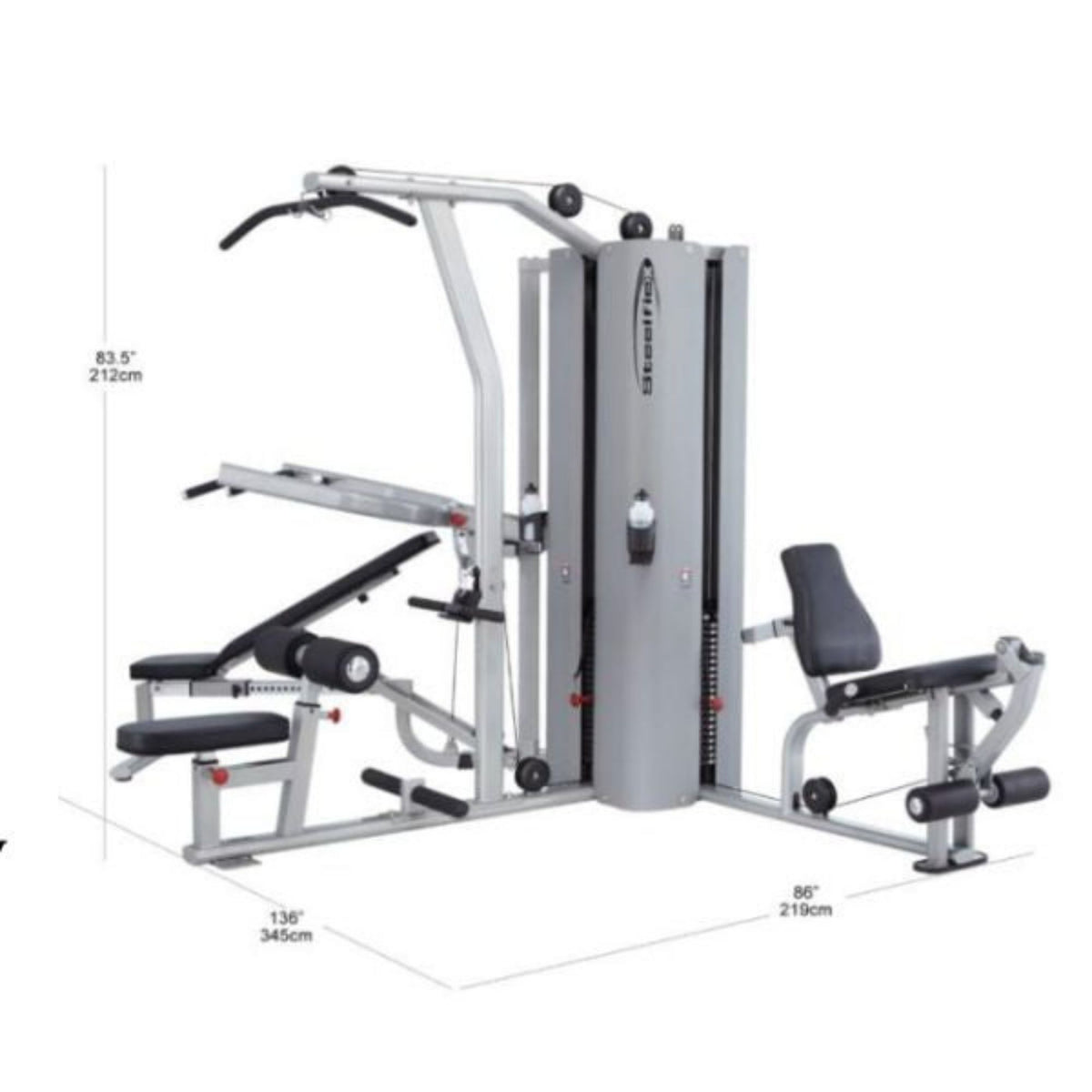 Steelflex Multi Gym MG3000 Dimensions