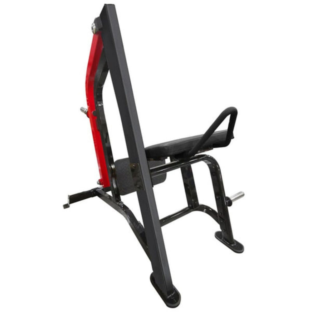 Steelflex PLHE Plate Loaded Hip Extension & Glute Machine front side