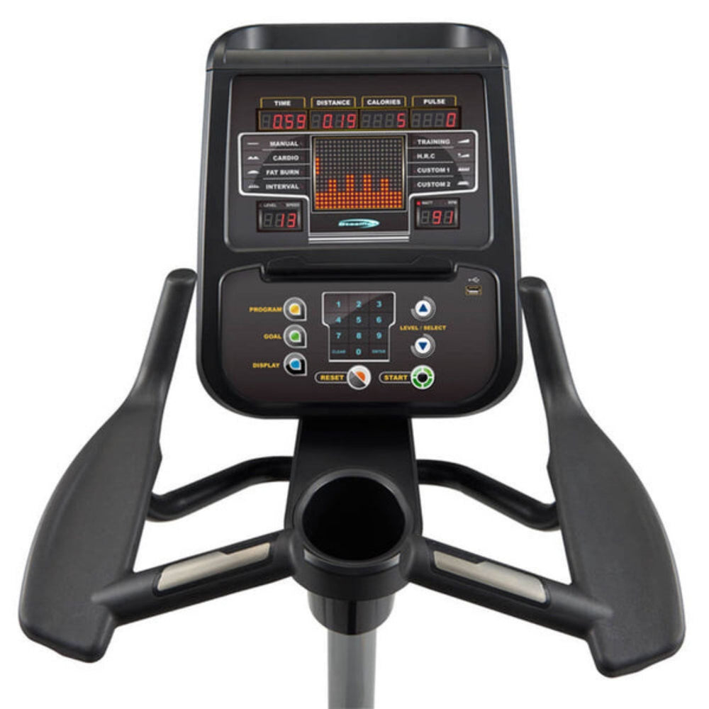 Steelflex Upright Bike PB10 close view Display