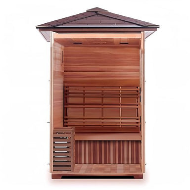 SunRay Eagle 2-Person Outdoor Traditional Sauna 200D1 Interior