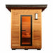 SunRay Seneca 3-Person Contemporary Outdoor Traditional Sauna with a glass door on a white background