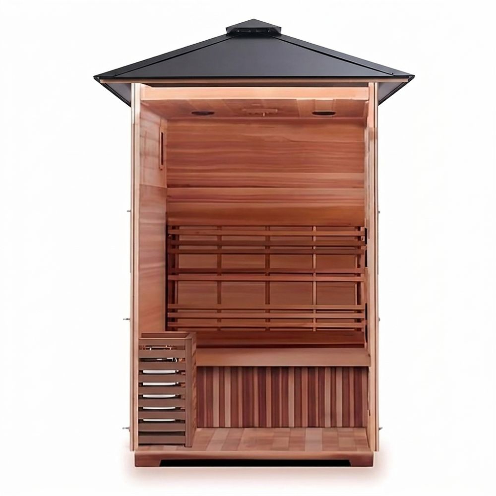 SunRay Waverly 3-Person Outdoor Traditional Sauna 300D2 Interior