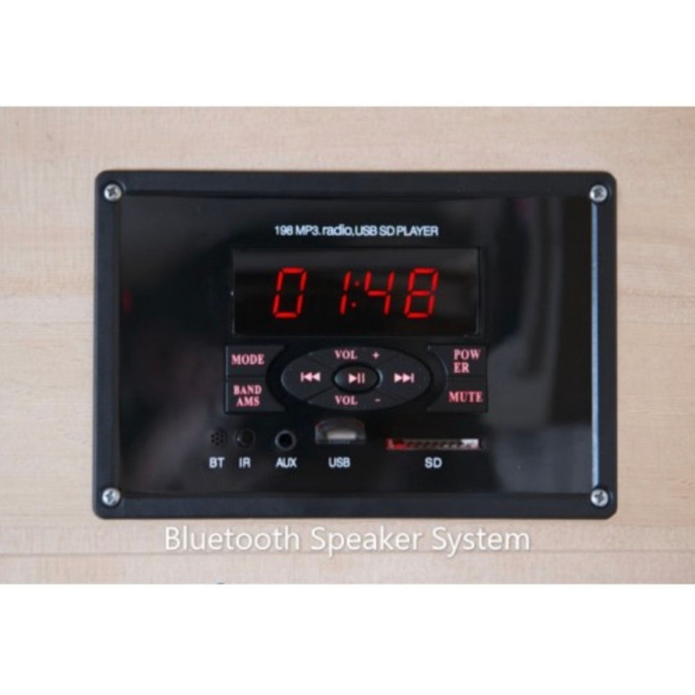 SunRay 1-2 Person Sedona Sauna HL100K bluetooth speaker system