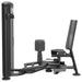 TAG Fitness Elite Inner and Outer Thigh Dual Select machine side view with black frame, selectorized weight stack, adjustable seat, and thigh pads.