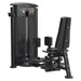 TAG Fitness Elite Inner and Outer Thigh Dual Select machine with black frame, selectorized weight stack, adjustable seat, and thigh pads.