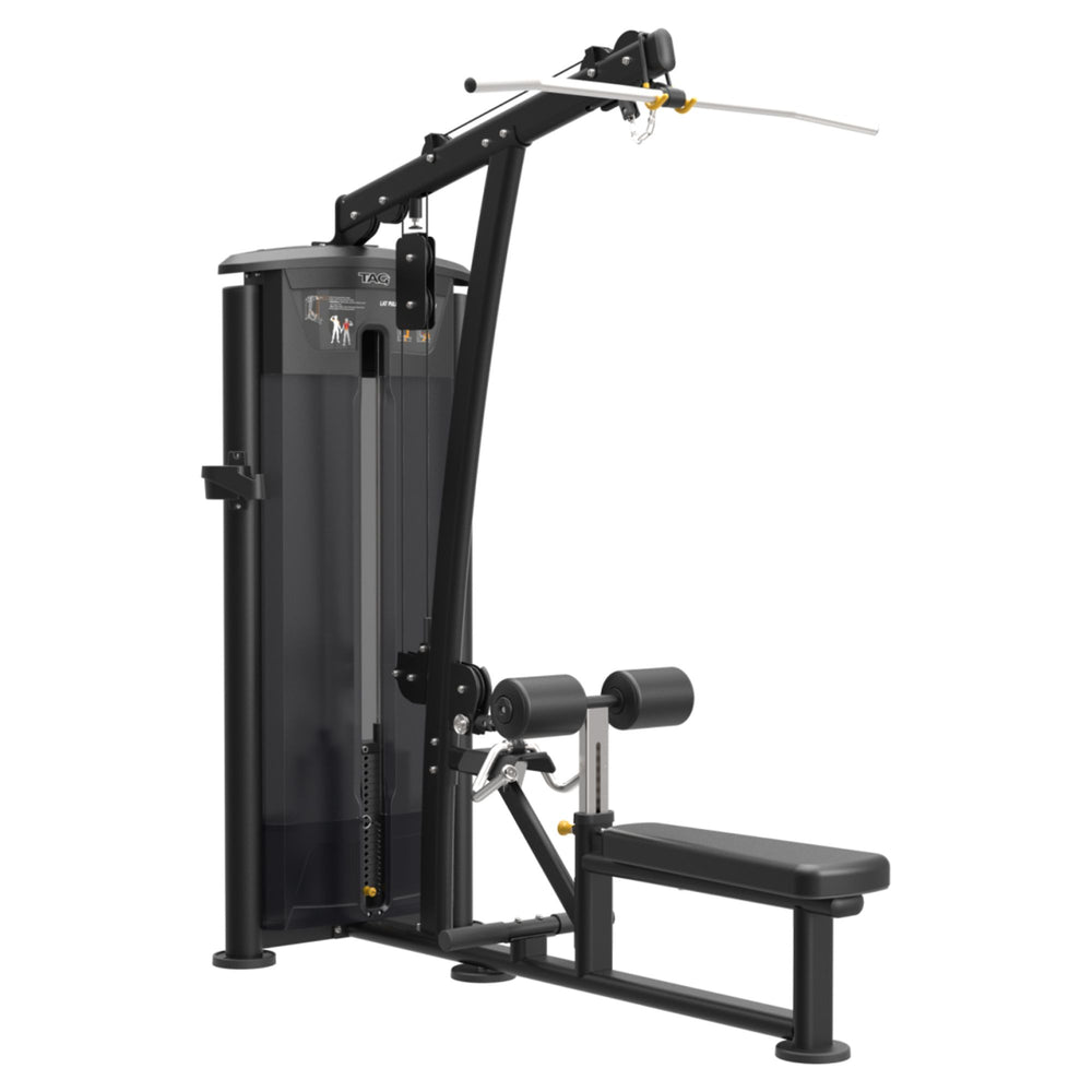 TAG Fitness Elite Lat Pull and Low Row Dual Select Machine