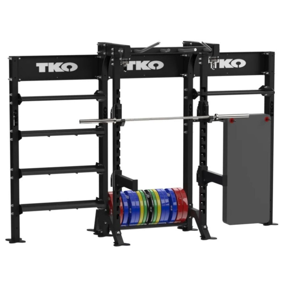 TKO Half Rack With Dual Storage DB-HRDS-848 — Competitors Outlet