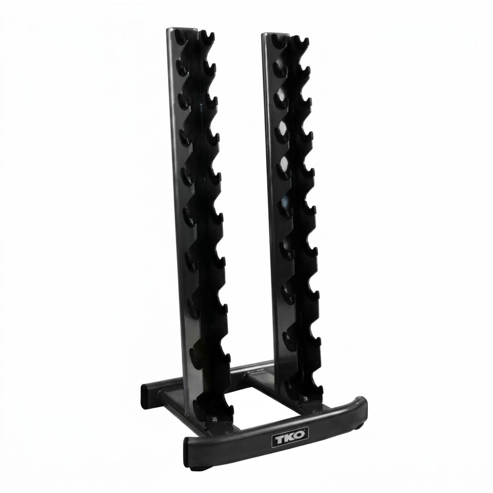 TKO 10 Pair Vertical Dumbbell Rack 840VDR10-BK