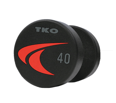 TKO 105-150 lb Signature Urethane Dumbbell Set 830US-D10 40 LBS