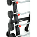 TKO 20-60lb rubber Curl barbells 5 set barbell rack stainless steel holders