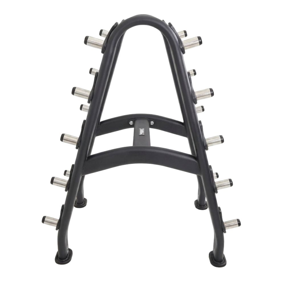 TKO 10-Bar barbell rack with on a white background