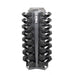 TKO 3-25lb Rubber Hex DB,Contour w/ 8pr rack S826-RXL8