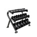 TKO 3-Tier Horizontal Dumbbell Rack