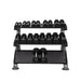 TKO 3-Tier Horizontal Dumbbell Rack