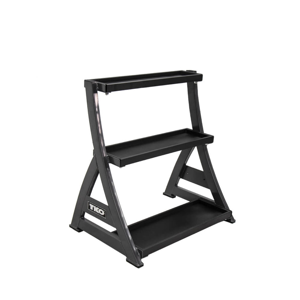 TKO 3 - Tier Kettle Bell Rack Square Steel Tube