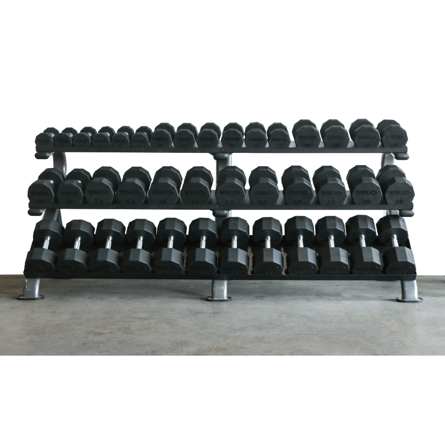TKO 3-Tier Mega Dumbbell Rack for 5-100lbs 891HDR — Competitors Outlet