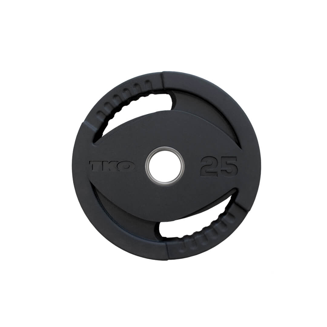 TKO 445lb Olympic Rubber Plate Set 803OR-445 25 lbs