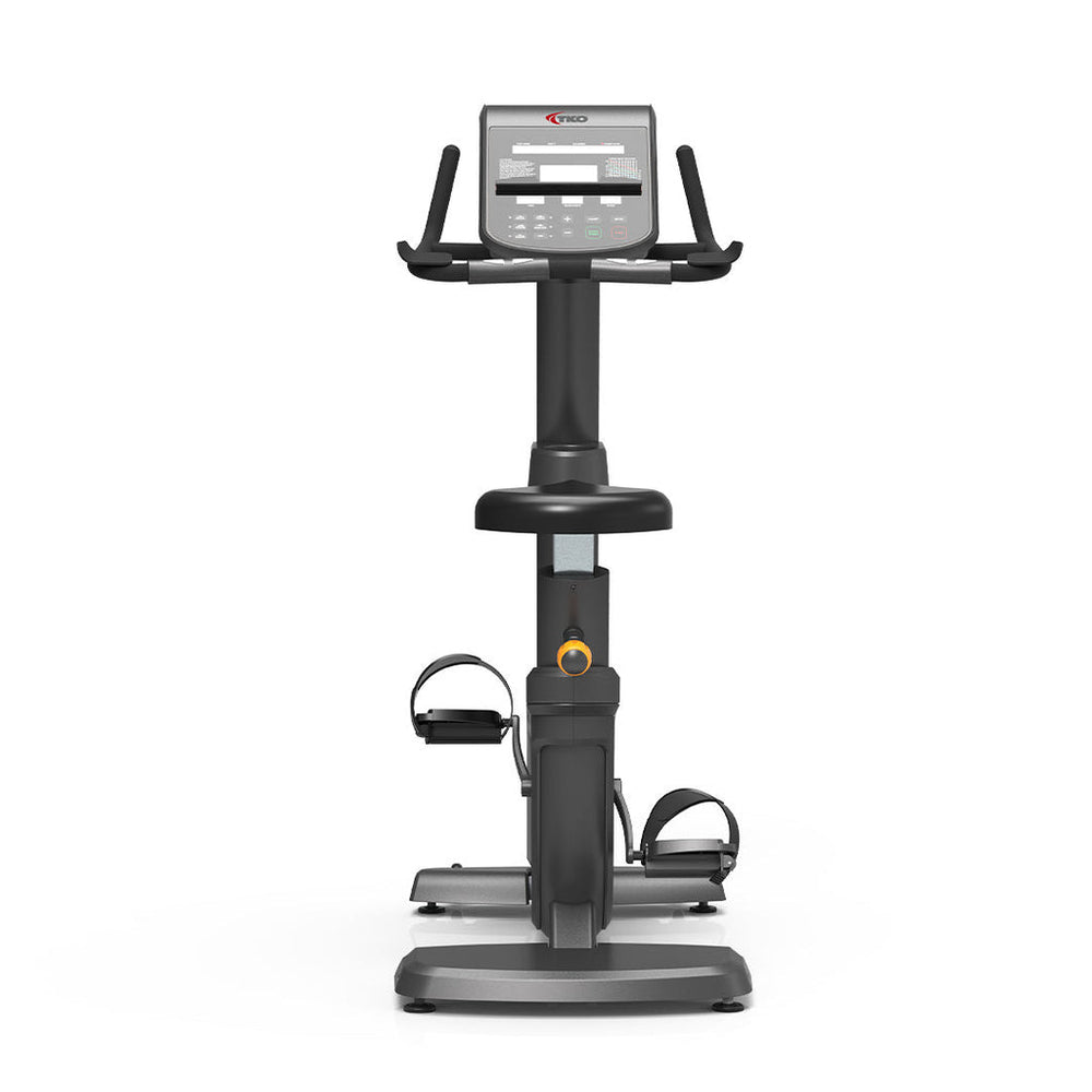 TKO 7UP-LED Upright Bike front console detail on a white background