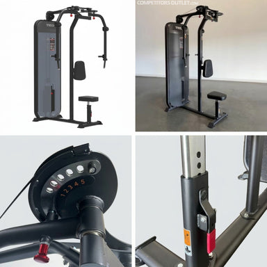 TKO Achieve Dual Pec Deck Rear Delt-8802-BK adjustments details