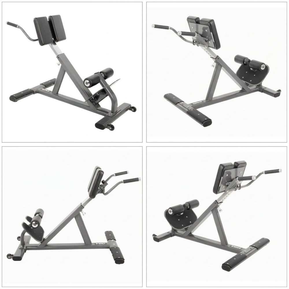 TKO Commercial Hyper Extension 876HP with multiple angles shown on a white background