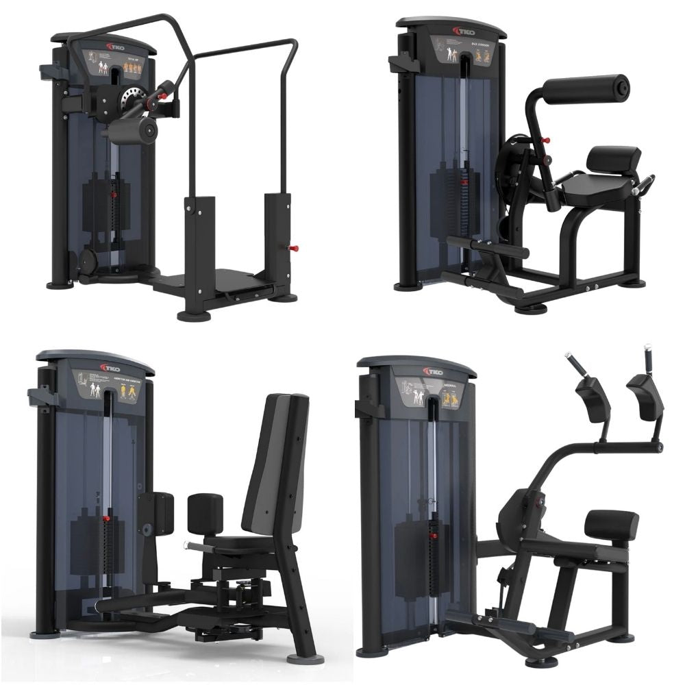 TKO Core & Hip Strength 4-Station Strength Circuit – Selectorized Package