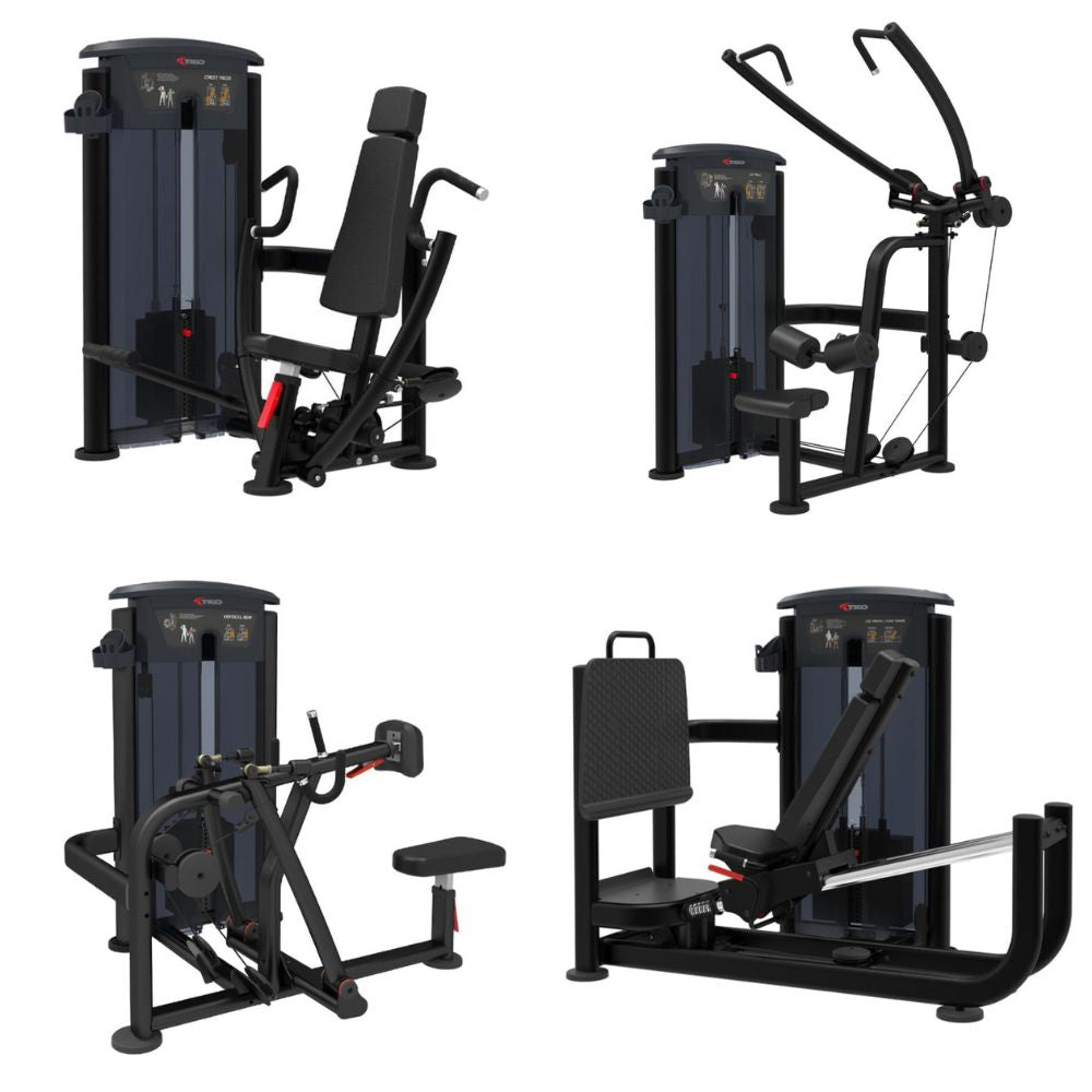 TKO Commercial 4- Station Strength Circuit – Selectorized Strength Package