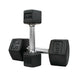 Pair of TKO dumbbells on a white background