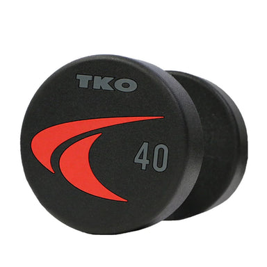 TKO 105-120 lb Signature Urethane Dumbbell Set 830US-C4-2