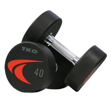 TKO 105-120 lb Signature Urethane Dumbbell Set 830US-C4