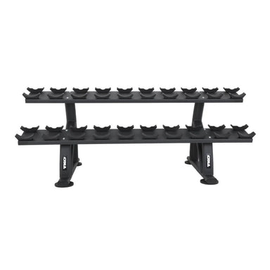 TKO 10pr. Dumbbell Rack With Saddles 7051B-BK