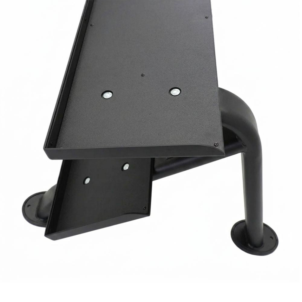 TKO 2-Tier Horizontal Dumbbell Rack 889HDR Top View