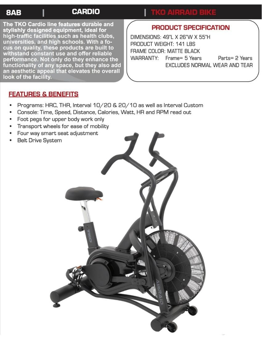 TKO AirRaid Bike 8AB