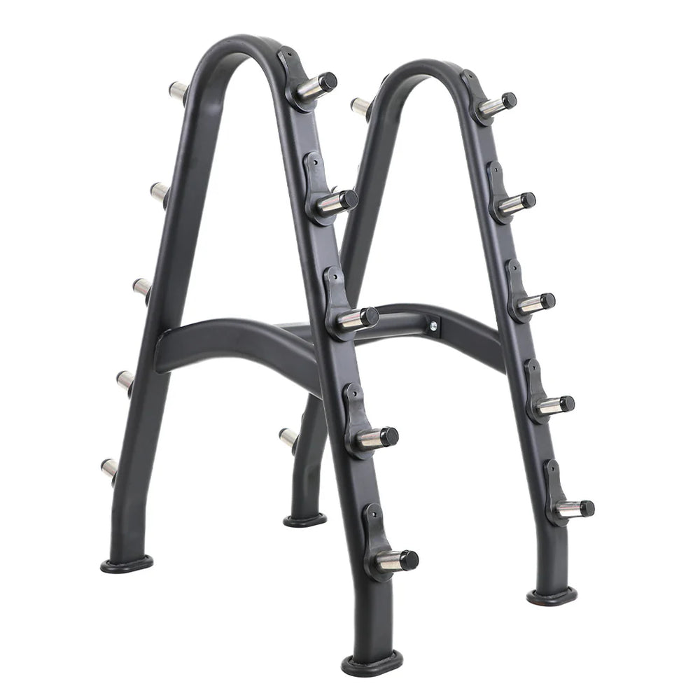 TKO Fixed Barbell Rack - 846BBR-BK - Black Metal weight rack