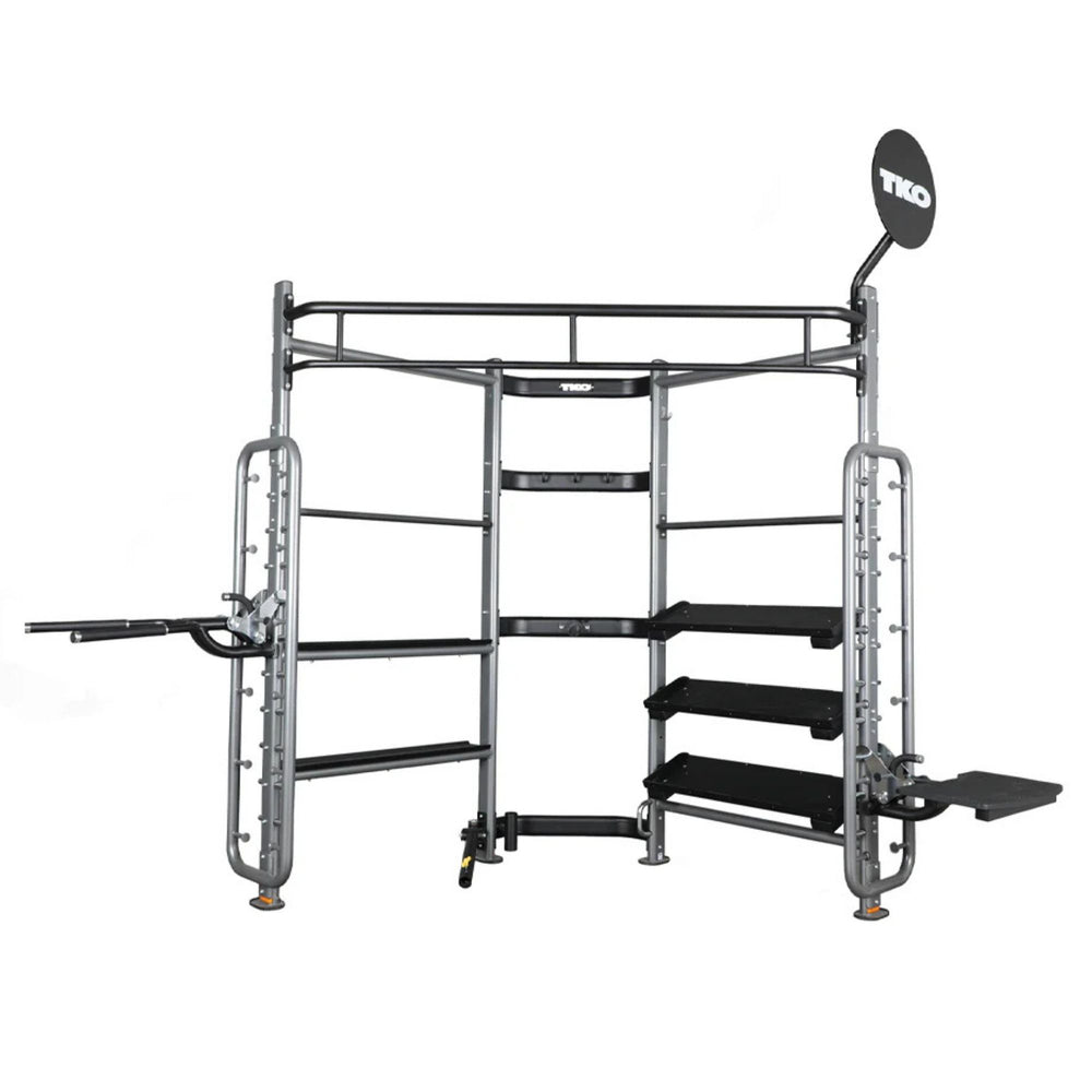 TKO Functional Corner Unit, MATTE BLACK 9906-BK front side view