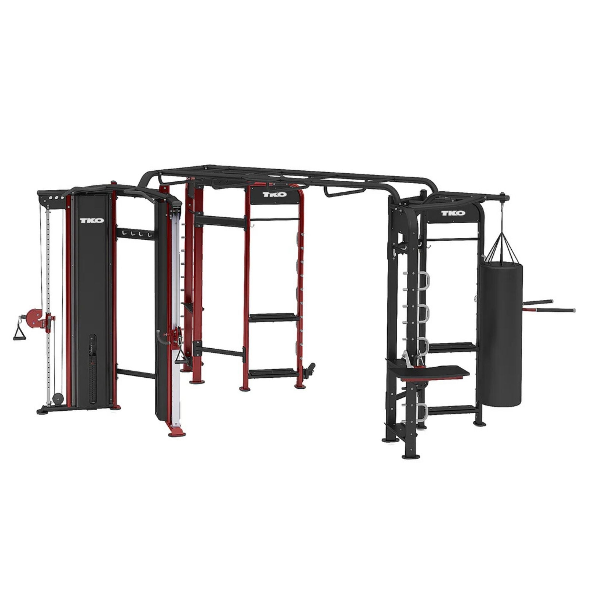 TKO Stretching+Combat+Functional Trainer 9908 Frame red