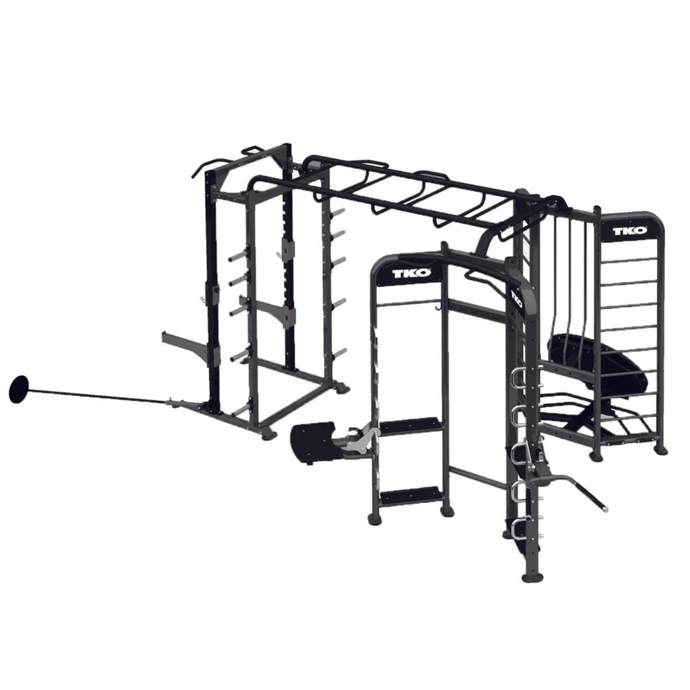 Voluntary Rack Stretched TKO Stretching Rebounder Power Rack 3 Station System 9902 — Competitors ...
