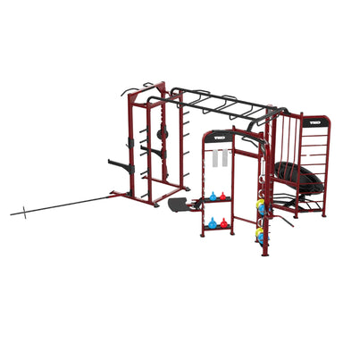 TKO Stretching+Rebounder+Power Rack Station 9902 fram