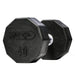 TKO Ten Sided Pro Rubber Dumbbell Set 829TR single