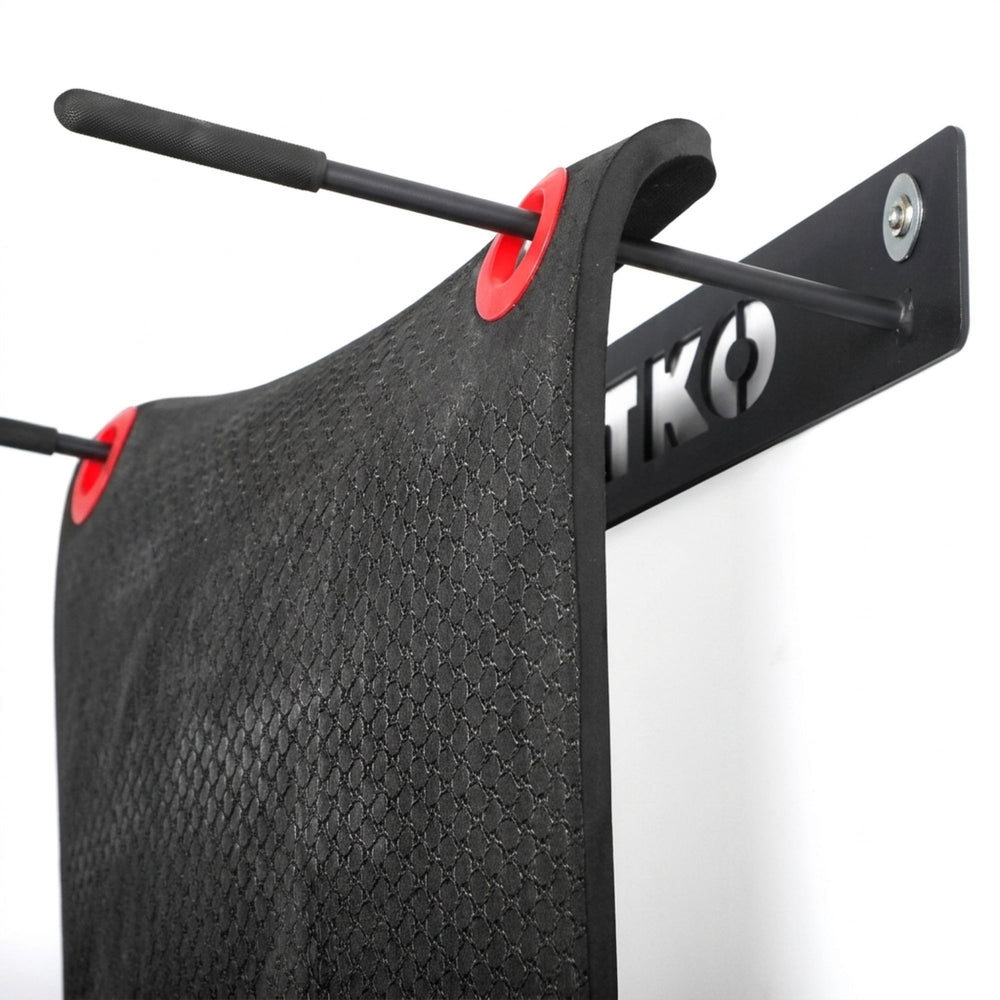 TKO Wall Mounted Mat Rack – Black
