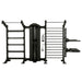 Torque single cable column with storage bay and stall bar and dip and plyo step attachment 