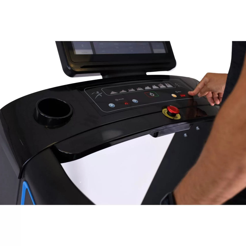 Vortex Commercial Treadmill With Integrated Tv for Streaming, Scenery and More VT5000 User operating speed control