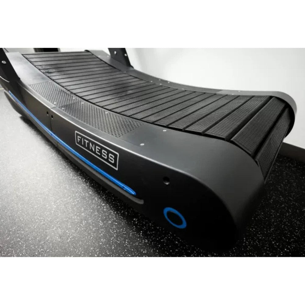 Vortex Curved treadmill CVX2500 Treadmill running belt and frame view

