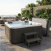 Luxury Spas Eclipse 6 Person Hot Tub WS-192-CG in a home outdoor balcony patio