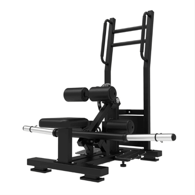 weight horns to load plate on the Muscle D Excel Standing Hip Thrust, PL-ST-HT