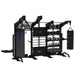 TORQUE Train Strength, Conditioning, and Combat in One Integrated Station including a punching bag, weight racks, and pull-up bars on a white background