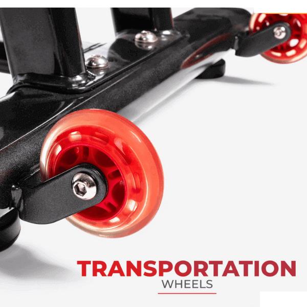 Belt-Drive-Indoor-Cycling-Bike-with-Heavy-49-LB-Flywheel-transportation-wheels