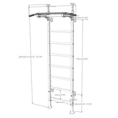 BenchK Wall Bar 411 spec