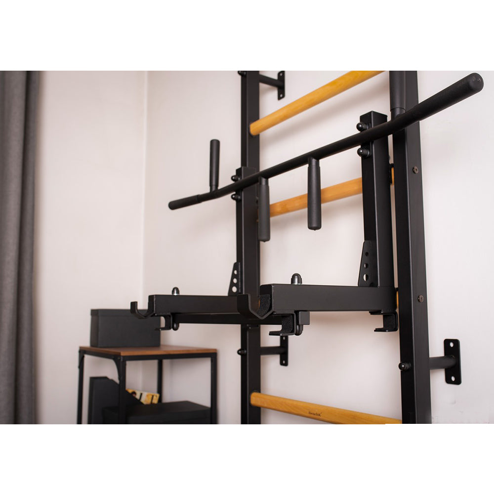 BenchK Wall Bar 731B barbell holder side view