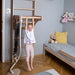 BenchK Wall Bar Package 112 + A204 child hanging from pull up bar