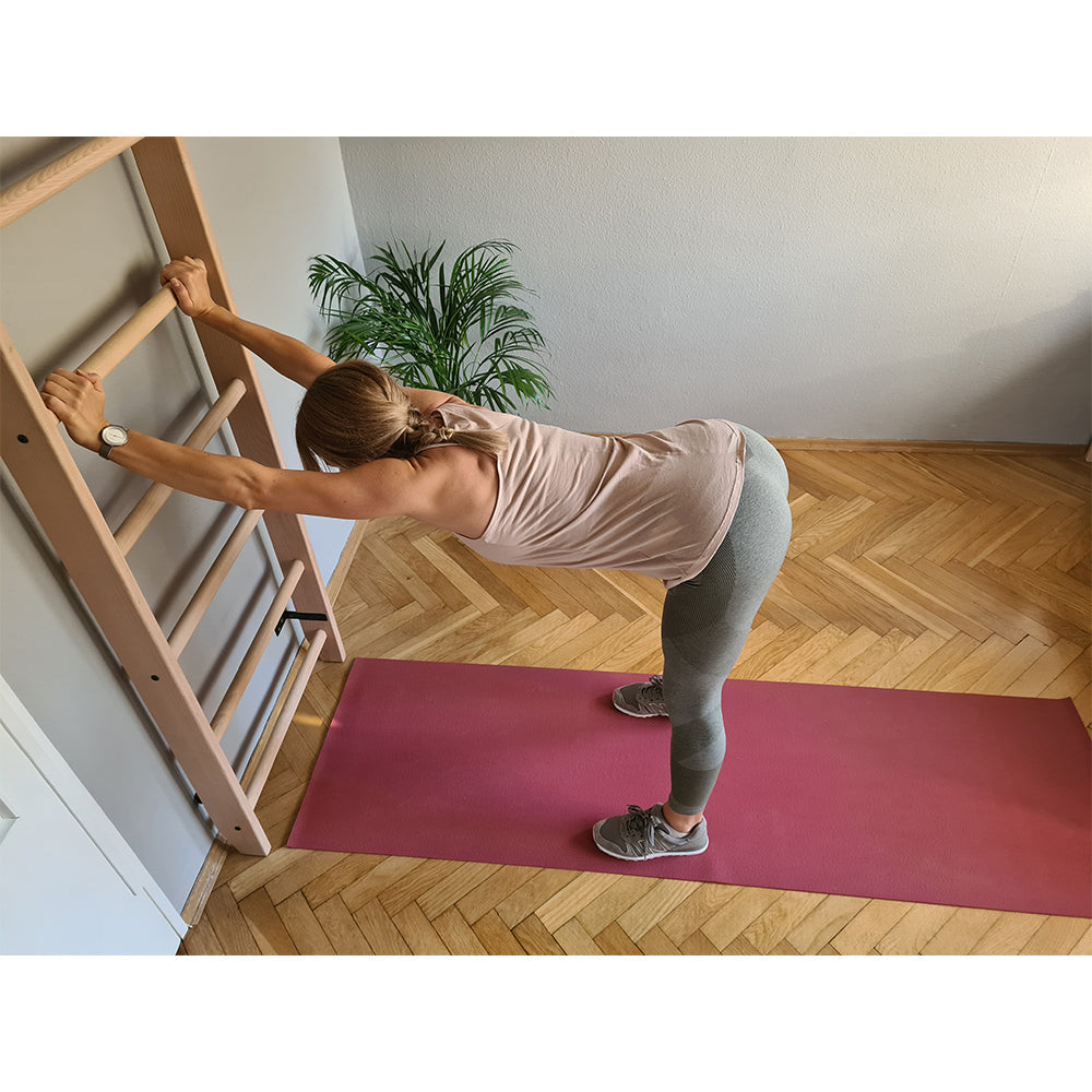 BenchK Wall Bar Package 112 + A204 female stretching
